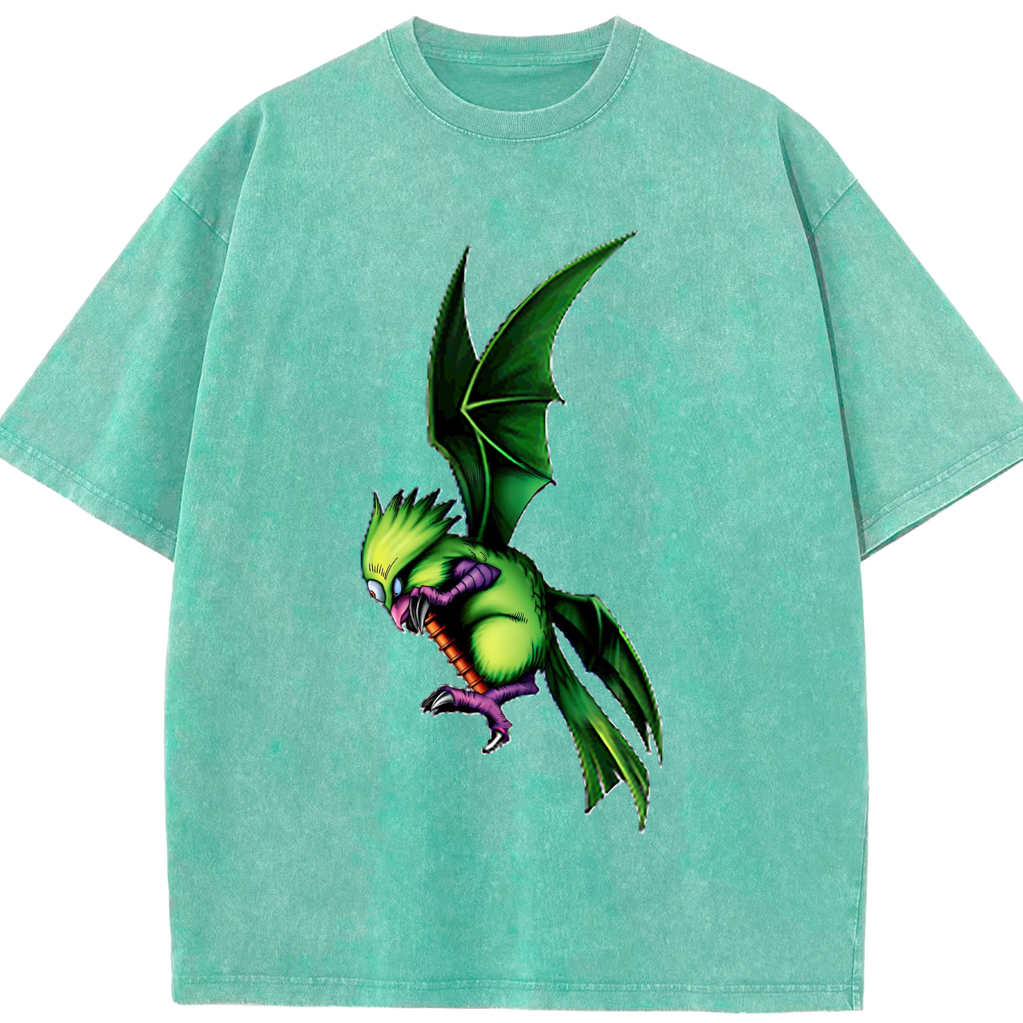 （画像用） 遊☆戯☆王 Yu-Gi-Oh! 綿100% ヴィンテージ風 半袖Tシャツ（フロントプリント）